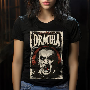 Vintag Gothic Retro Dracula Halloween Vampire T-Shirt