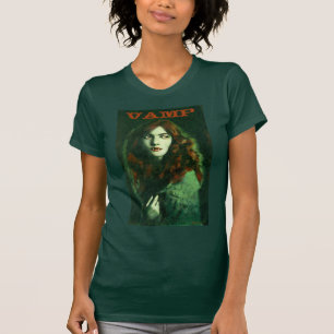 Vintag Gothic Vampire Lady T - Shirt