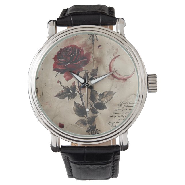 VINTAG GOTIK ARMBANDUHR (Vorderseite)
