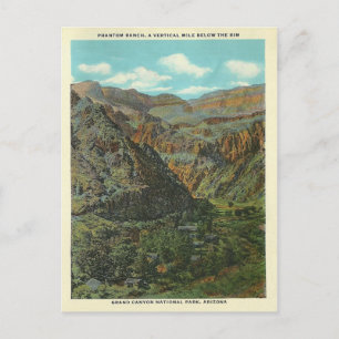 Vintag Grand Canyon Postkarte