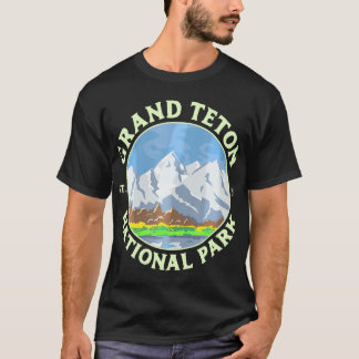 Vintag Grand Teton Nationalpark Wy Mountain T-Shirt