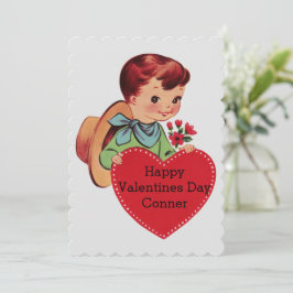 Vintag Gray Little Cowboy Buckaroo Western Feiertagskarte