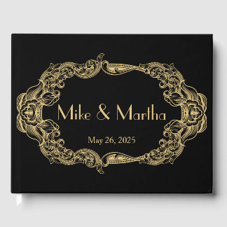 Vintag Great Gatsby Art Deco Wedding Guest Book Gästebuch