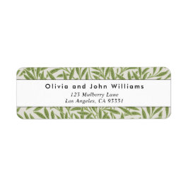 Vintag Green Willow Verlasse Rücksendeadresse