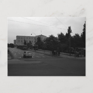 Vintag Griechenland Delphi Altes Schloss Postkarte