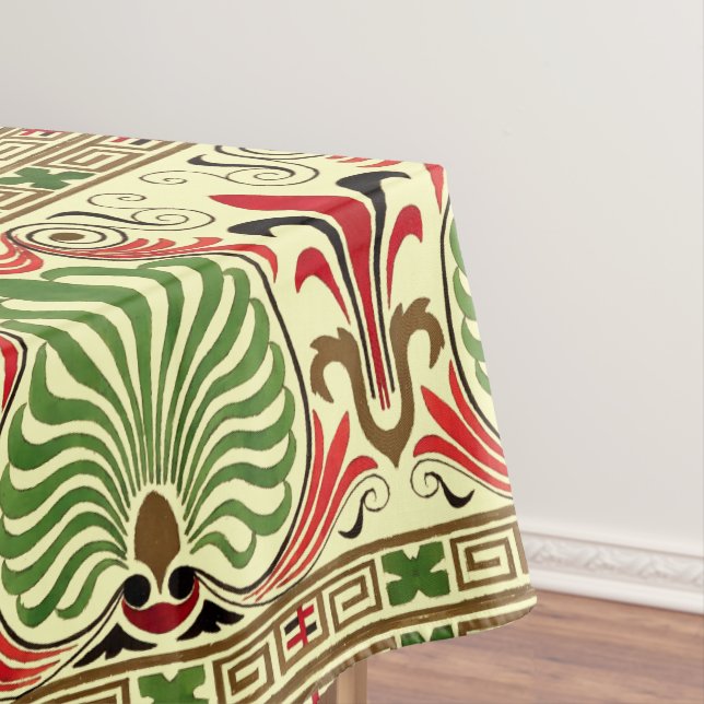 Vintag Griechisch Frieze Pattern Tischdecke (Beispiel)