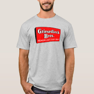 Vintag Griesdieck Bros. Bier-Logo-T - Shirt