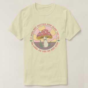 Vintag Groovy Motivierend Mushroom T-Shirt