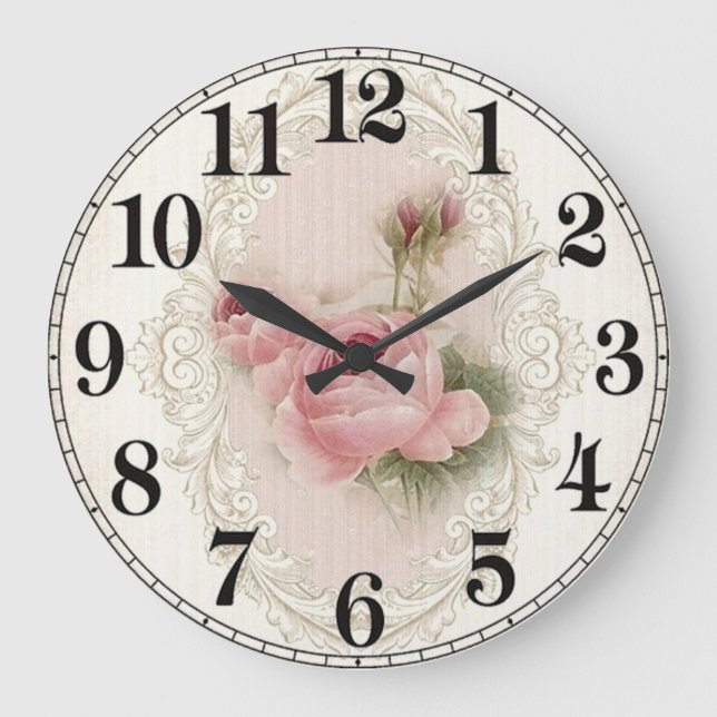 Vintag Große Wanduhr (Vorderseite)