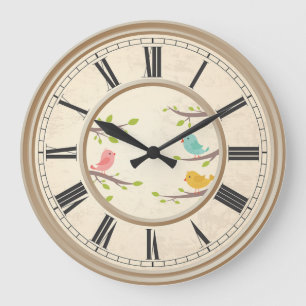 Vintag Große Wanduhr