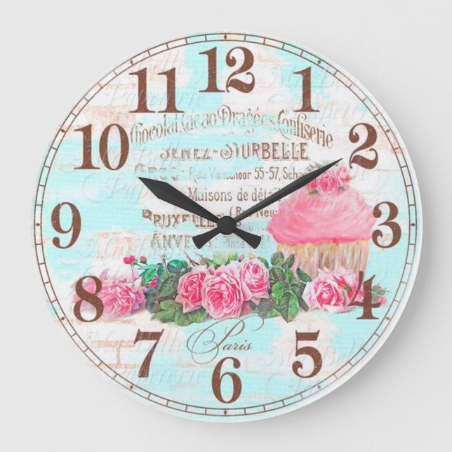Vintag Große Wanduhr (Vorderseite)