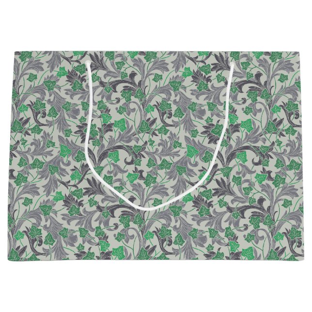 Vintag Grüne Weinberge auf Trellis Große Geschenktüte (Vorderseite)