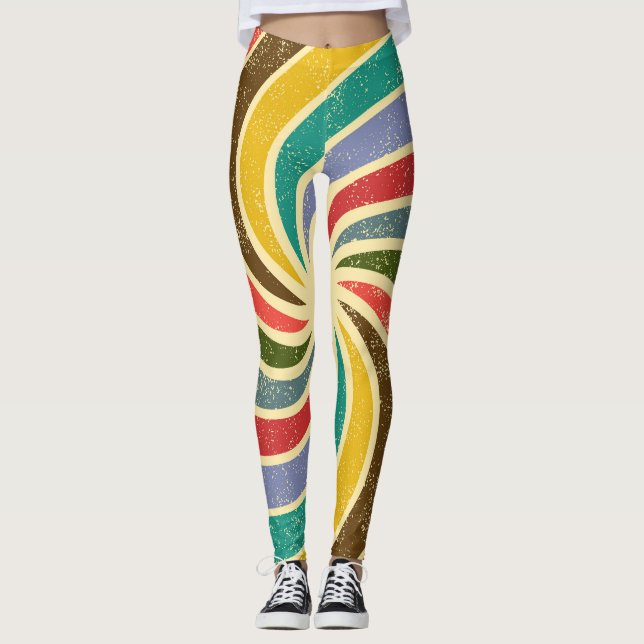 Vintag Grunge Abstrakt sauberer Hintergrund. Leggings (Vorderseite)