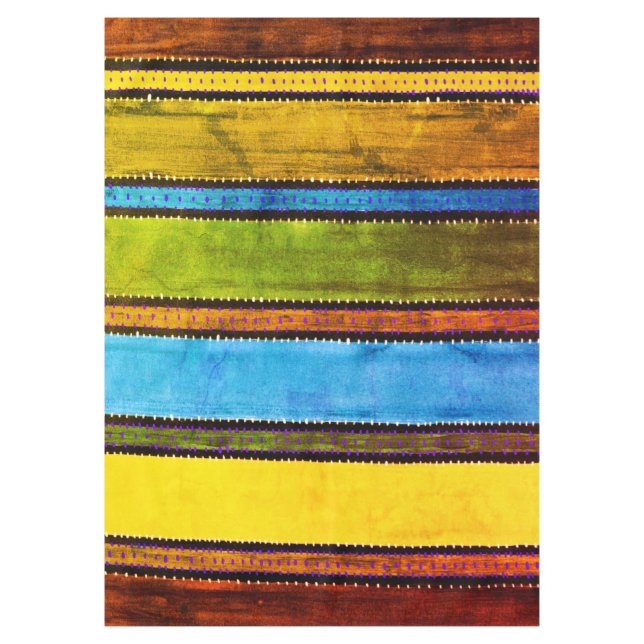 Vintag Guatemala Rainbow Tischdecke (Vorderseite)