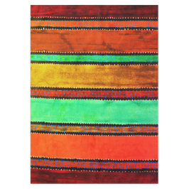 Vintag Guatemala Rainbow Tischdecke