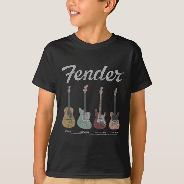 Vintag Guitar Lineup T-Shirt (Vorderseite)