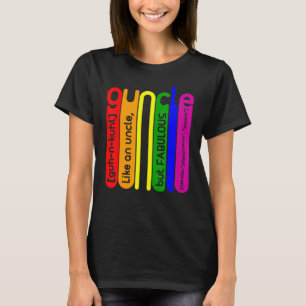 Vintag Guncle Definition Proud Gay Onkel Lgbtq P T-Shirt