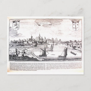Vintag Haarlem Holland Postkarte