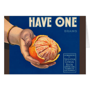 Vintag haben Sie eine Marken-Mammutbaum-Anzeige