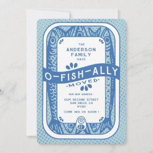 Vintag haben wir O-Fish-Ally bewegt Sea Sardine Einladung