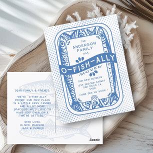 Vintag haben wir O-Fish-Ally bewegt Sea Sardine Postkarte