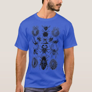 Vintag Haeckel Arachnids Spiders Arachnology T-Shi T-Shirt