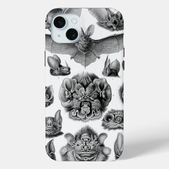 Vintag Haeckel Bats Case-Mate iPhone Hülle (Rückseite)