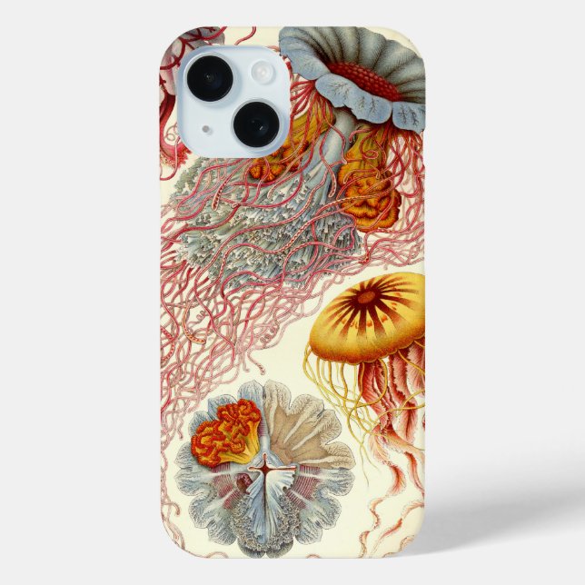 Vintag Haeckel Jellyfish Case-Mate iPhone Hülle (Rückseite)