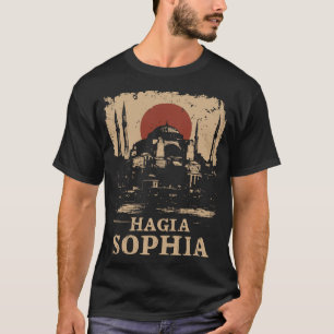 Vintag Hagia Sophia Istanbul Sehenswürdigkeit Ar T-Shirt