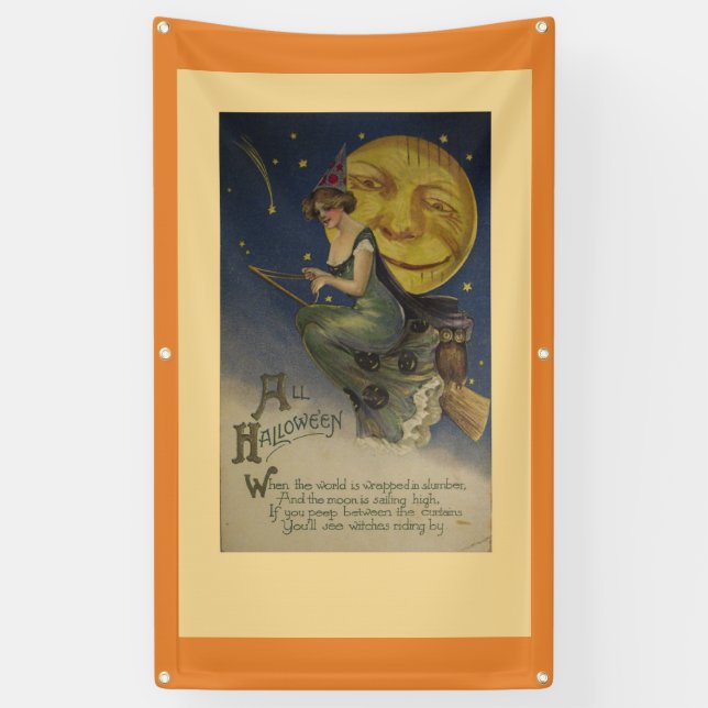 Vintag Halloween Banner (Vertikal)