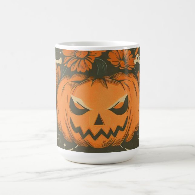 Vintag/Halloween/Fall/Kürbis Kaffeetasse (Mittel)