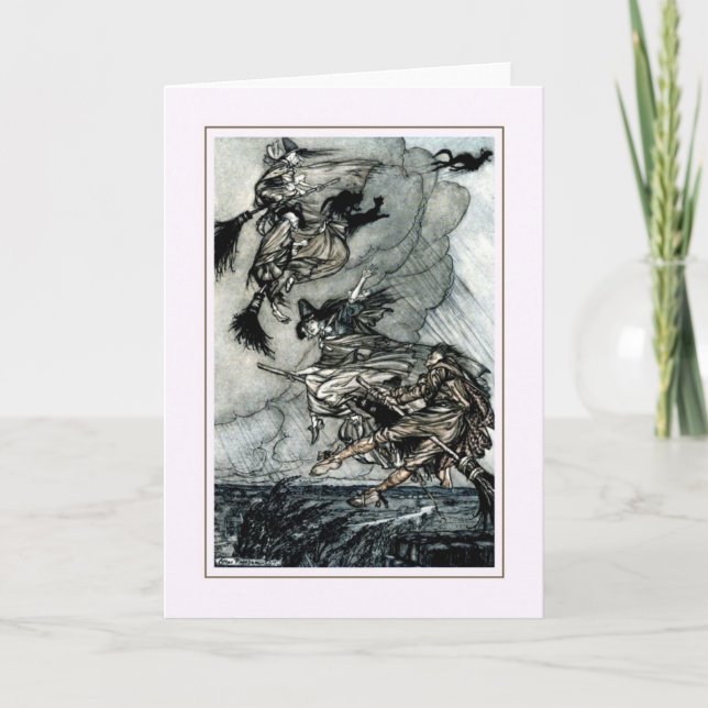 Vintag Halloween Karte (Vorderseite)