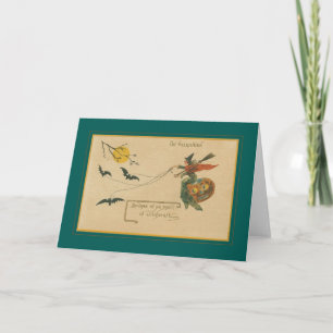 Vintag Halloween Karte