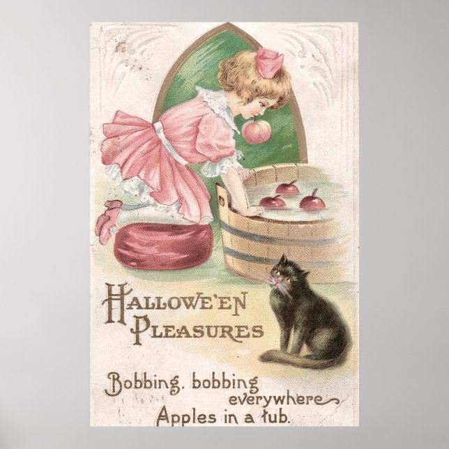 Vintag Hallowe'en Pleasures Poster (Vorne)