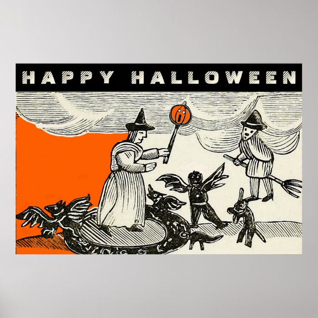 Vintag Halloween Poster (Vorne)