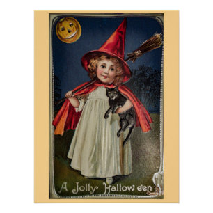 Vintag Halloween Poster