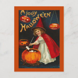 Vintag Halloween Postkarte