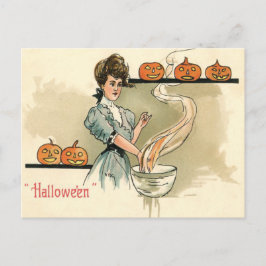 Vintag Halloween Postkarte