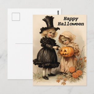 Vintag Halloween Postkarte