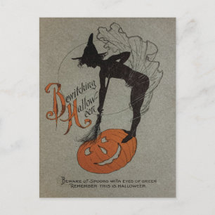 Vintag Halloween Postkarte