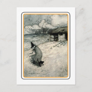 Vintag Halloween Postkarte