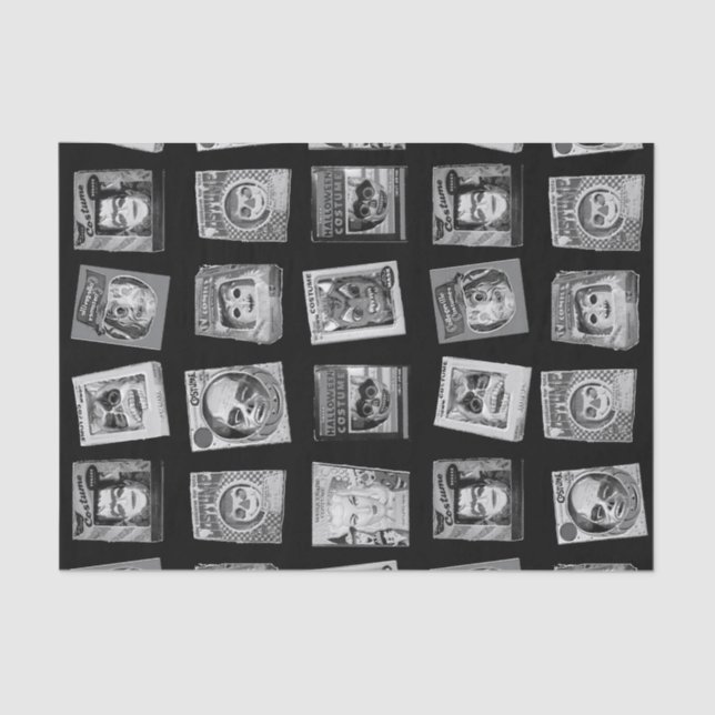 Vintag Halloween Seidenpapier (Vorderseite)