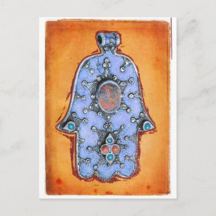 Vintag Hamsa Postkarte