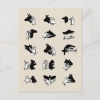 Vintag Hand Puppet Shadow Games