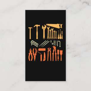 Vintag Handwerker Garage Tools Vater Handyman Visitenkarte