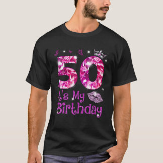 Vintag Happy 50 Das sind meine Geburtstagskronenli T-Shirt