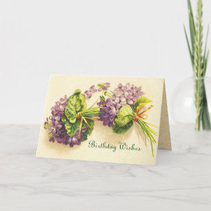 Vintag Happy Birthday Card Karte