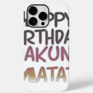 Vintag Happy Birthday Hakuna Matata Lila Inspir Case-Mate iPhone Hülle