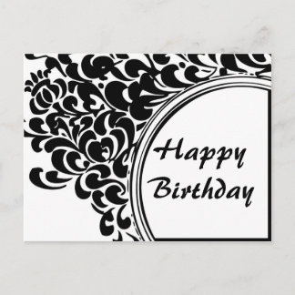 Vintag Happy Geburtstag Postkarte
