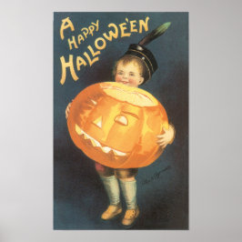 Vintag Happy Halloween von Ellen Clapsaddle Poster